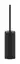 Ёршик Gessi Inciso, напольный, ⌀76х426 мм, цвет Matte Black