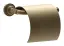 Бумагодержатель Gessi Venti20 Accessori, настенный, с крышкой, ширина 174 мм, цвет Antique Brass