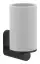 Cтакан Gessi316, настенный, h126хØ75 мм, цвет White/Matte Black