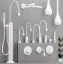 Штанга Gessi Goccia, настенная, h800х81 мм, цвет White CN