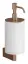Дозатор для жидкого мыла Gessi, настенный, цвет White/Copper Brushed PVD