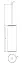 Ёршик Gessi316, напольный, цвет White/Warm Bronze Brushed PVD