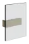 Зажим стена-стекло Gessi Rigato, ширина 160 мм, цвет Finox Brushed Nickel