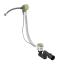 Слив-перелив для ванны Gessi Technical Accessories, L800 мм, с системой наполнения ванны через перелив, цвет Brushed Brass PVD
