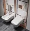 Ёршик Gessi Anello, настенный, цвет White/Copper PVD