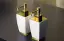 Дозатор для жидкого мыла Gessi Mimi настольный, цвет White/Gold CCP