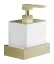 Дозатор для жидкого мыла Gessi Rettangolo, настенный, цвет Brushed Brass PVD
