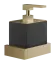 Дозатор для жидкого мыла Gessi Rettangolo, настенный, цвет Black/Warm Bronze Brushed PVD