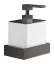 Дозатор для жидкого мыла Gessi Rettangolo, настенный, цвет Black Metal Brushed PVD