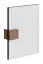 Зажим стена-стекло Gessi Rigato, ширина 59 мм, цвет Copper Brushed PVD