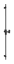 Штанга для душа Gessi Ingranaggio, настенная, h900 мм, цвет Matte Black