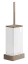 Ёршик Gessi Rettangolo, настенный, цвет White/Copper Brushed PVD