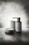 Дозатор Gessi316, настольный, ⌀75хh190 мм, цвет White/Black Metal Brushed PVD
