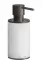 Дозатор Gessi316, настольный, ⌀75хh190 мм, цвет White/Black Metal Brushed PVD