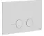Клавиши смыва Gessi, для унитаза, к инсталляции TECE (TECEProfil, TECEBox), цвет Matte White