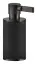 Дозатор Gessi Inciso ⌀75хh191 мм, настольный, цвет Black/Black Metal Brushed PVD