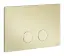 Клавиши смыва Gessi, для унитаза, к инсталляции Geberit (Geberit Sigma 8 и Geberit Sigma 12), цвет Brass PVD