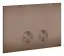 Клавиши смыва Gessi, для унитаза, к инсталляции Geberit (Geberit Sigma 8 и Geberit Sigma 12), цвет Copper Brushed PVD