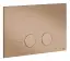 Клавиши смыва Gessi, для унитаза, к инсталляции Geberit (Geberit Sigma 8 и Geberit Sigma 12), цвет Copper PVD