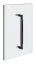 Ручка двери душевого ограждения Gessi Shower G, 300 мм, цвет Black Metal PVD