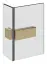 Зажим стекло-стекло Shower G, угoл 90°, цвет Brushed Brass PVD