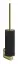 Ёршик Gessi 316, настенный, ⌀76хh452 мм, цвет Black/Brass Brushed PVD