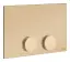 Клавиши смыва Gessi Anello, для TECE, цвет Warm Bronze PVD