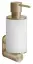 Дозатор Gessi316, настенный, цвет White/Warm Bronze Brushed PVD
