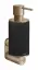 Дозатор Gessi 316, настенный, ⌀75хh218 мм, цвет Black/Warm Bronze Brushed PVD