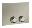 Клавиши смыва Gessi Venti20, для Tece, цвет Finox Brushed Nickel