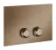 Клавиши смыва Gessi Venti20, совместимость с Geberit Sigma 8 и Sigma 12, цвет Copper Brushed PVD
