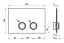 Клавиши смыва Gessi Venti20, для Tece, цвет Brass PVD