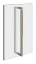 Ручка двери душевого ограждения Gessi Shower G, двойная, 450 мм, цвет Finox Brushed Nickel
