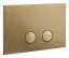 Клавиши смыва Gessi с панелью Diamantato, для унитаза, к инсталляции Geberit (Geberit Sigma 8 и Geberit Sigma 12), цвет Warm Bronze Brushed PVD