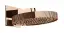 Верхний душ, Gessi Incastri Rigato, настенный, 75149-708, цвет Copper Brushed PVD
