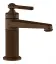 Смеситель для раковины Gessi Venti20, Ø55x174 мм, цвет Dark Bronze