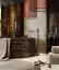 Смеситель для раковины Gessi Perle напольный, с вентилем из муранского стекла Sfaccettato Nickel PVD