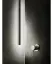 Излив для раковины Gessi316, потолочный, длина под заказ 150-1900 мм, для смесителя удаленного управления, цвет Black Metal Brushed PVD