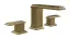 Смеситель для раковины Gessi Eleganza, на 3 отверстия, без донного клапана, цвет Antique Brass
