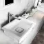 Раковина Gessi Eleganza, 560х420 мм, накладная, без перелива, цвет White