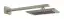 Верхний душ Gessi Eleganza, настенный, 216х140 мм, цвет Finox Brushed Nickel