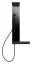 Душевая панель с термостатом Gessi Hi-Fi, до 3-х функций одновременно, цвет Matte Black
