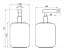 Дозатор Gessi Goccia, настольный, цвет White/Copper Brushed Ghrc