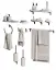 Стакан Gessi Goccia, настольный, ø90 мм, цвет White/Chrome