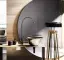 Стакан Gessi Goccia, настольный, цвет Black/Chrome
