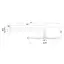 Bossini Cosmo Верхний душ Ø28см., с кронштейном 40см., настенный, цвет: Brushed nickel