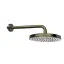 Bossini Liberty Верхний душ 21см., кронштейн 28см, цвет: ottone antico