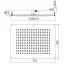 BOSSINI DREAM-RECTANGULAR Верхний душ 570 x 470 мм, цвет: сатинированная нержавеющая сталь