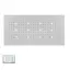 BOSSINI DREAM-XL RECTANGULAR Верхний душ 1000 x 500 мм, с 12 LED (белый), блок питания/управления, цвет: хром