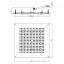 BOSSINI DREAM-CUBE Верхний душ 470 x 470 мм, с 10 LED (белый), блок питания/управления, Cromoterapia, цвет: хром